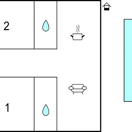 2 Bedroom Amazing In Daire *